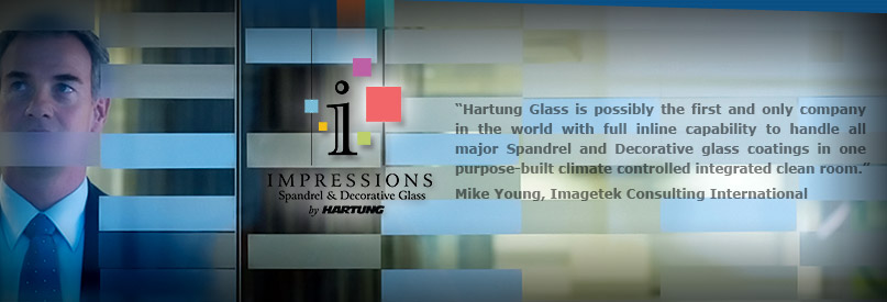 Impressions Silk Screened Glass